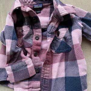 Patagonia baby 6-12 month flannel